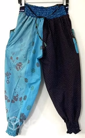 Pantalón Hindu Bordado Con Bolsillo Talla S/m