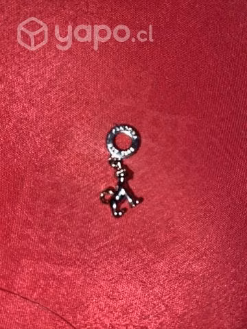 Dije estrella de plata y charm disney