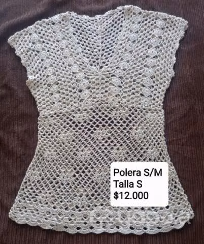 Polera tejida a crochet