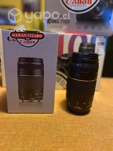 Camara Semiprofesional Canon EOS T100 KIT PREMIUM