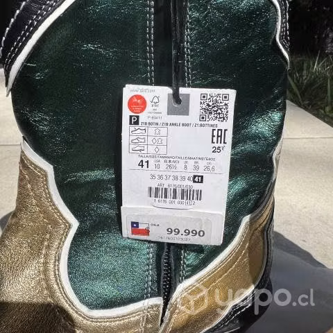ZARA Bota Cowboy - Imagen 4