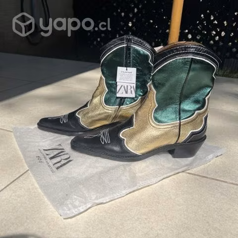 ZARA Bota Cowboy - Imagen 2