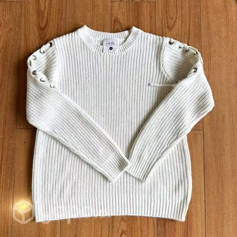 Chaleco blanco impecable s-m - Imagen 2