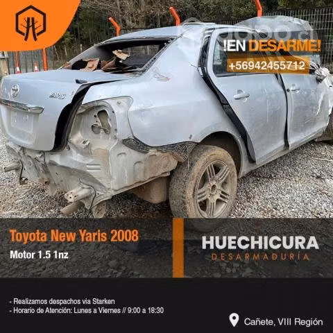 Palanca Cambios Toyota New Yaris 1.5 2008
