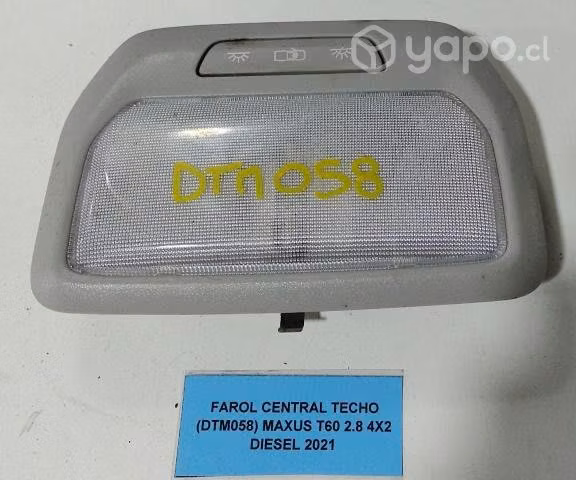 Farol Central Techo (DTM058) Maxus T60 2.8 4x2 Die