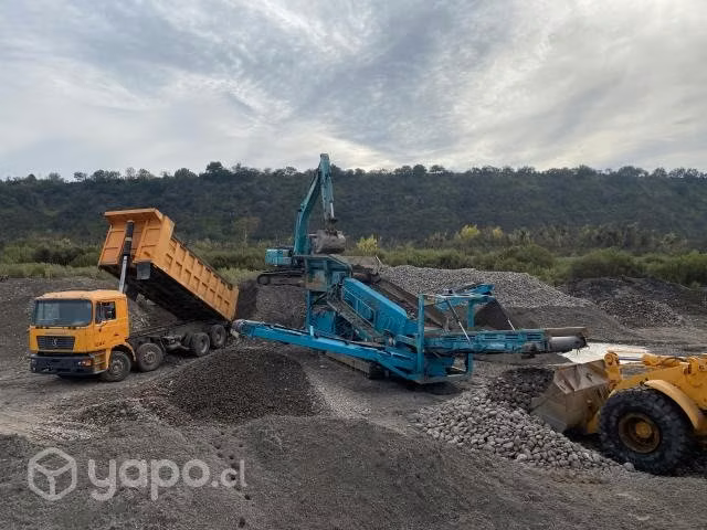 Planta Movil seleccionada de aridos