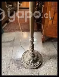Lampara antigua de bronce