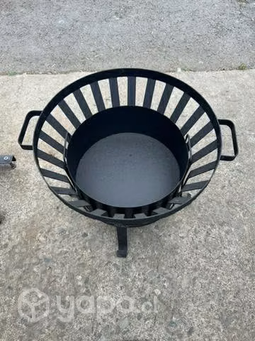 Brasero con Parrilla Acero Carbono - Imagen 2