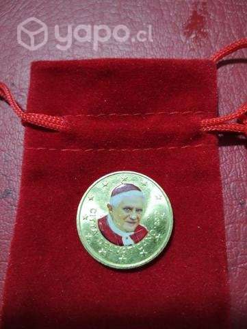 Moneda de colección del vaticano.oro nordico - Imagen 3
