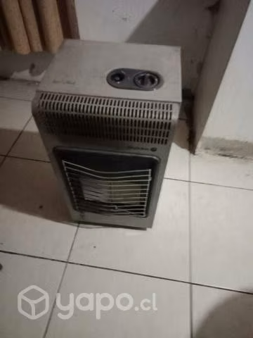 Estufa a gas con regulador