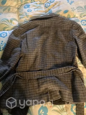 Abrigo aplique cuerina - Imagen 2