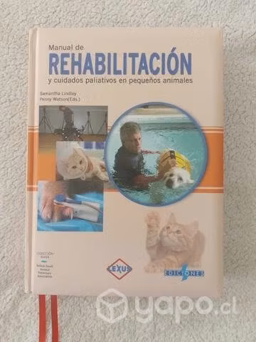 Libro med veterinaria rehabilitación