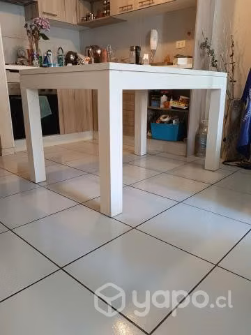 Mesa blanca 6 personas
