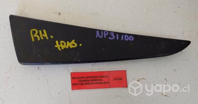 Moldura Int pta tra der (31100) Nissan NP300 2019