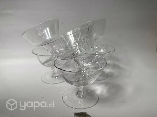 Juego de copas Cristal Bohemia (República Checa)