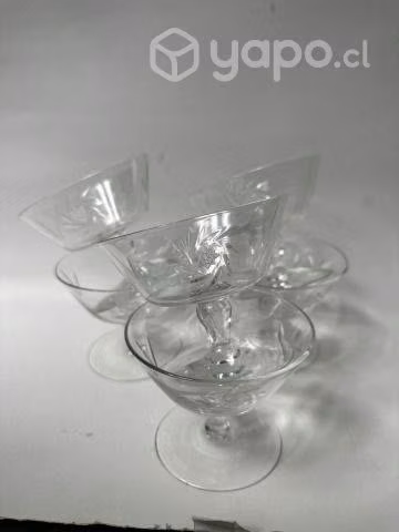 Juego de copas Cristal Bohemia (República Checa)
