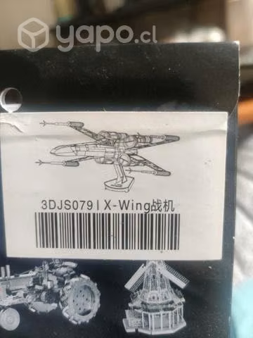Modelo metálico armable Star Wars X-Wing