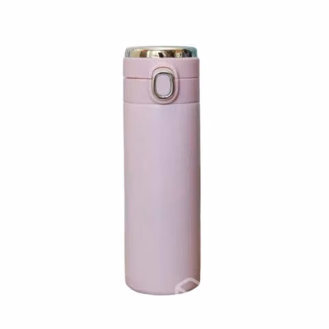 Termo Rosa Inteligente Digital Táctil Led Acero