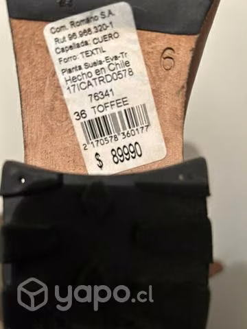 Botas de cuero Romano talla 36. 1 solo uso - Imagen 6