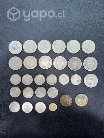 Monedas chilenas antiguas (29) unidades