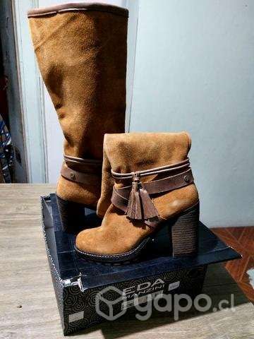 Botas de cuero de reno mujer - Imagen 4