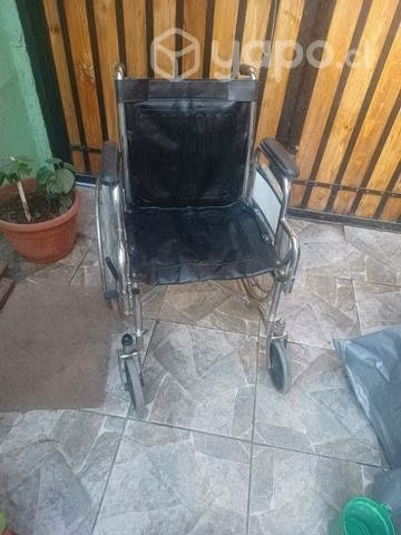 Silla de ruedas asiento de cuero