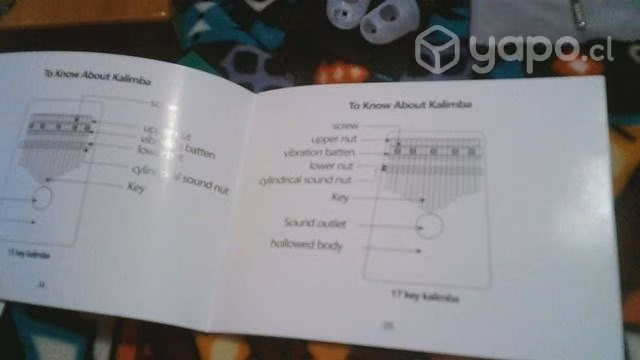 Kalimba 17 notas con accesorios