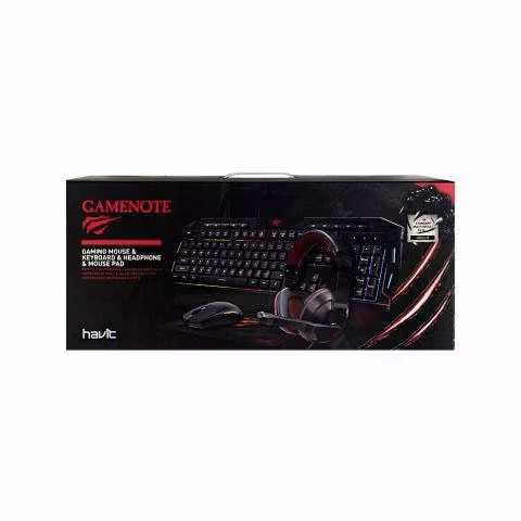 Kit gamer 4 en 1 audifono+mouse+teclado