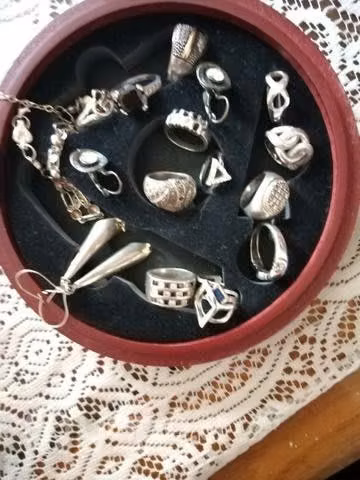 Lote de joyas plata 925 - Imagen 2