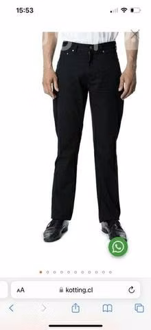 Pantalon hombre tipo jeans - Imagen 4