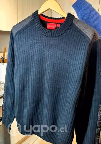 SUETER HUGO BOSS XL -L NEGRO NUEVO OFERTA 85.000