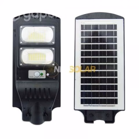 Foco Led Calle 60w Con Panel Solar - Imagen 2