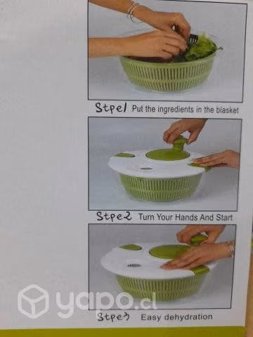 Centrifuga escurridora secador de verduras - Imagen 3