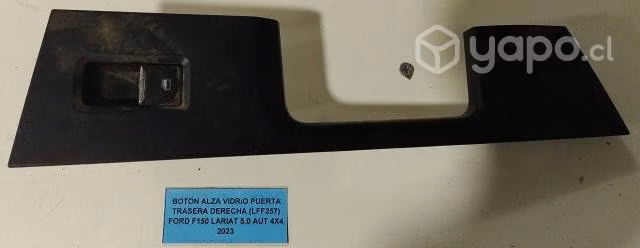 Botón Alza Vidrio Puerta Trasera Derecha Ford F150