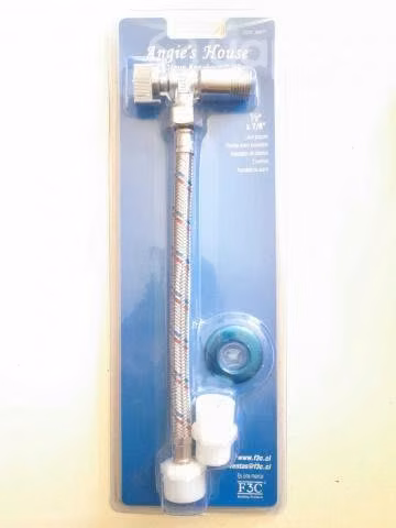 Kit llave angular c/flexible p/wc 30cm 56877 - f3c