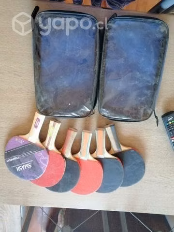 mesa de ping-pong mas 6 paletas