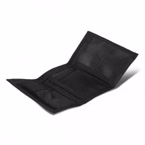 Juventus Billetera Negra c/ Estampado y Logo
