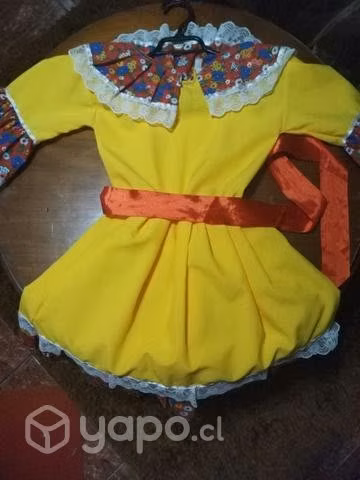 Vestido de Cueca talla 10