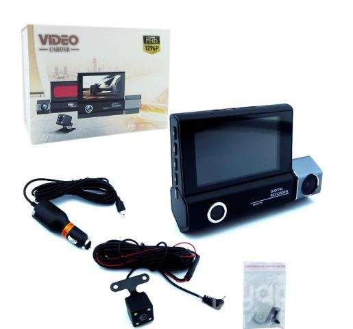 Triple Cámara de retroceso y DVR Para Auto - Imagen 2