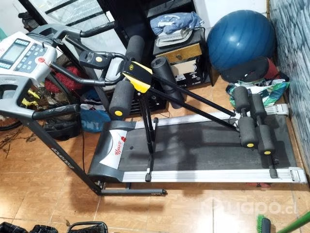 Trotadora más máquina de abdominales