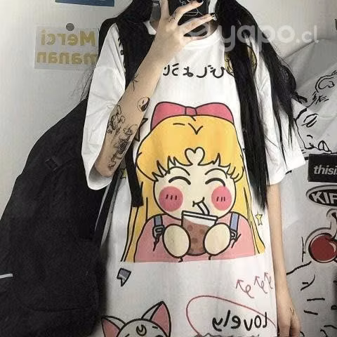 Camisetas poleras sailor moon - Imagen 4