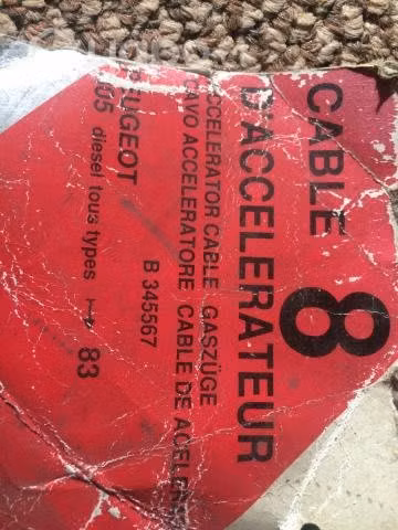 Cable Piola Acelerador Auto Clásico