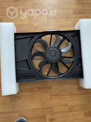 Radiador y electroventilador Chevrolet