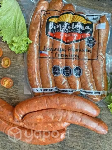 Longanizas de chillán ahumadas premium 1 kilo