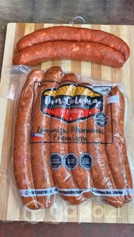Longanizas de chillán ahumadas premium 1 kilo