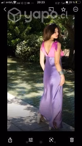 Vestido fiesta seda - Imagen 2