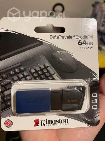 Pendrive Kingston Sellado 64 GB USB 3.2