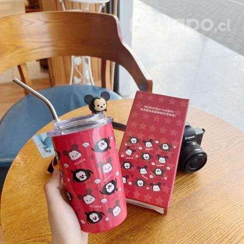 Vasos termicos Disney, Oso Lotso, Stich y Mickey.