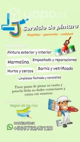 Servicio de pintura