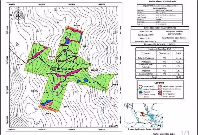 Se vende Campo a 5KM de Gorbea